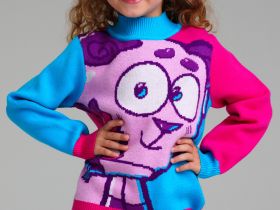 Джемпер трикотажный для девочек