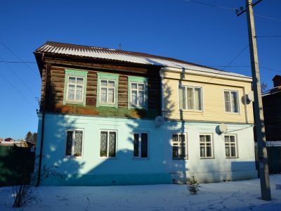 Одноэтажный дом смешанного типа