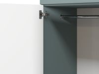 Распашной шкаф Велди 3-135x192 Серо-зеленый