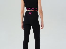 Комплект трикотажный для девочек: топ, брюки (легинсы)