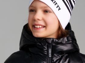 Шапка трикотажная для девочек