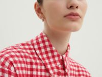 Рубашка свободного силуэта в клетку