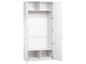 Распашной шкаф Монмарт 2-100x240 Белый