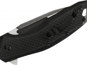 Полуавтоматический складной нож Kershaw Flourish, сталь 8Cr13MoV, рукоять G10/карбон, черный