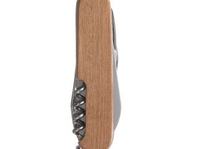 Нож перочинный Stinger 90 мм, 11 функций, коричневый