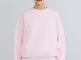 Свитшот с вышивкой, Розовый