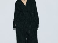 Широкие брюки на эластичном поясе, Черный