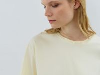 Футболка с узлом, Желтый