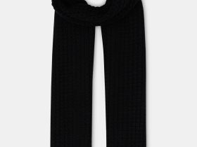 Шарф с шерстью