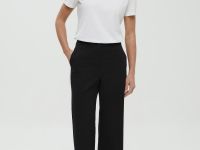 Укороченные брюки прямого кроя