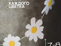 Гирлянда-растяжка бумажная Paper Monstr "Ромашки"