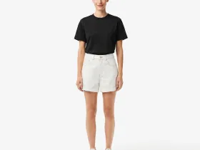 Женская хлопковая футболка Lacoste