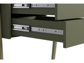 Письменный стол Бревор-3 120x60 Дуб Барбера/Оливковый