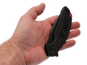 Складной нож Mr.Blade Wyvern Blackwash, сталь AUS-8, универсальный EDC нож, рукоять Black FRN