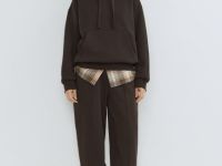 Флисовые брюки, Коричневый