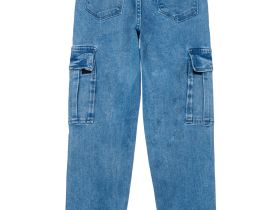 Брюки текстильные джинсовые для мальчиков