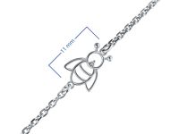 Браслет из серебра с бриллиантом э0601бр04201109