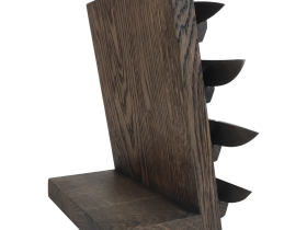 Подставка для коллекции из 4-х ножей Woodinhome HKS0204OB, дуб, коричневый