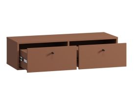 Тумба подвесная Сайрис 98x25 Терракотовый