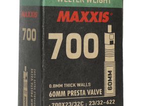 Камера Maxxis Welter Weight 28" (облегченная (толщина стенки 0,80 мм) 700x23-32C ниппель 48 мм (спорт))
