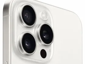 Смартфон Apple iPhone 15 Pro Max 256Gb (White Titanium) (eSIM)