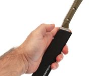 Кухонный нож Microtech 6 Utility Knife, сталь M390MK, рукоять G10, оливковый