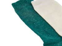 Носки Таежное утро, белые/зеленые