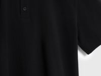 Поло из хлопка, Черный