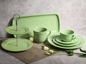 Тарелка Grace, зеленая