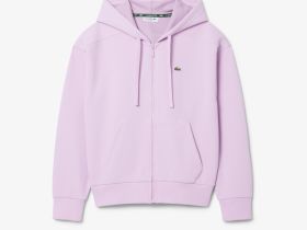 Женский эластичный свитшот Lacoste из смеси органического хлопка