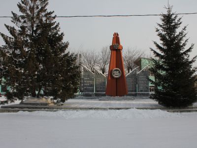 Памятник-обелиск в честь погибших воинов вагонного депо ст. Челябинск в годы Великой Отечественной войны 1941-1945 гг.