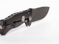 Нож складной LionSteel SR1 PVD, сталь Sleipner, рукоять титан