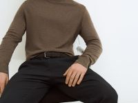 Чиносы с ремнём, Серый