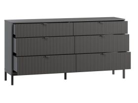 Комод Трейвис 165x84 Графитовый
