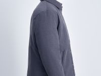 Утепленная куртка с отложным воротником