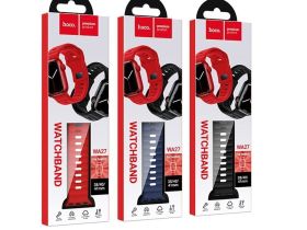 Ремешок Hoco WA27 Flexible для Apple Watch 42/44/45/49mm силикон (темно-синий)