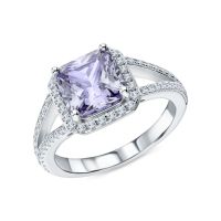 Серебряное кольцо с фианитами