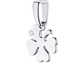 Подвеска из серебра с бриллиантом э0601пд04202396