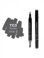 Маркер двухсторонний на спиртовой основе Sketchmarker Brush Цвет Тонированный серый 3
