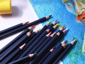 Набор карандашей цветных Finenolo 72 цвета в металлическом пенале