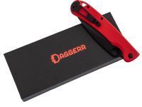 Складной нож Daggerr Sting XL red BW DLC, сталь D2, рукоять G10