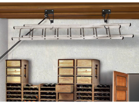 Усиленная система потолочного крепления велосипеда M-Wave Bike Lift  57 кг (черный)