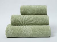 Полотенце махровое Тропико/Tropico, зеленое