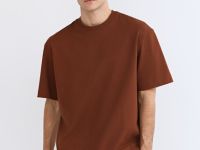 Футболка из плотного хлопка, Оранжевый