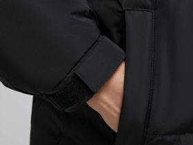 Длинный пуховик с натуральным пухом