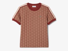 Женская хлопковая футболка Lacoste