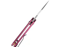 Складной нож CJRB J1933-PK Mini Pyrite, сталь AR-RPM9, рукоять розовый алюминий