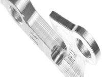 Держатель заднего переключателя &quot;петух&quot; Meta №14 фрезерованный (серебристый)