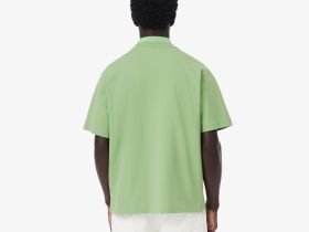 Мужская футболка Lacoste из плотного хлопка с принтом