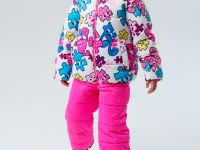 Комплект текстильный с полиуретановым покрытием для девочек: куртка, полукомбинезон